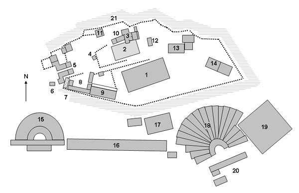 Plan de l'Acropole Plan de l'Acropole